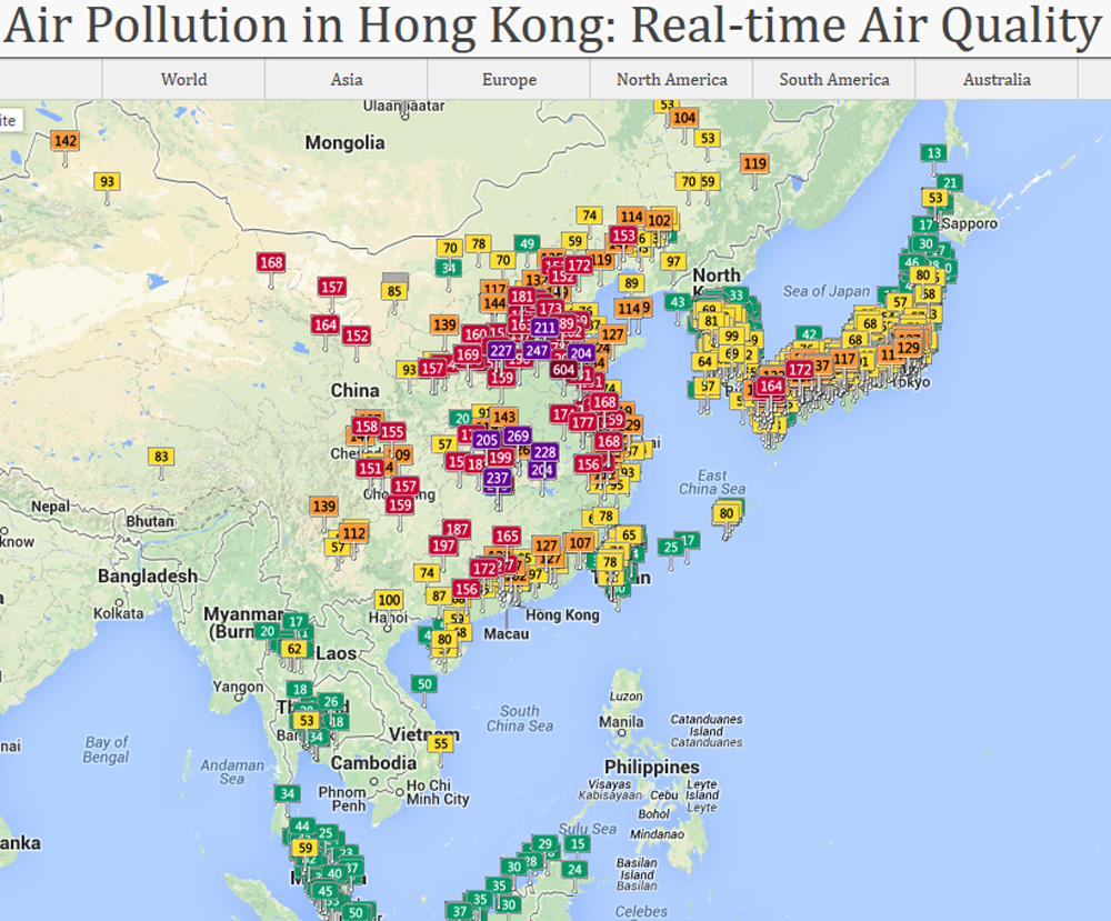 HK Air Quality Reminder