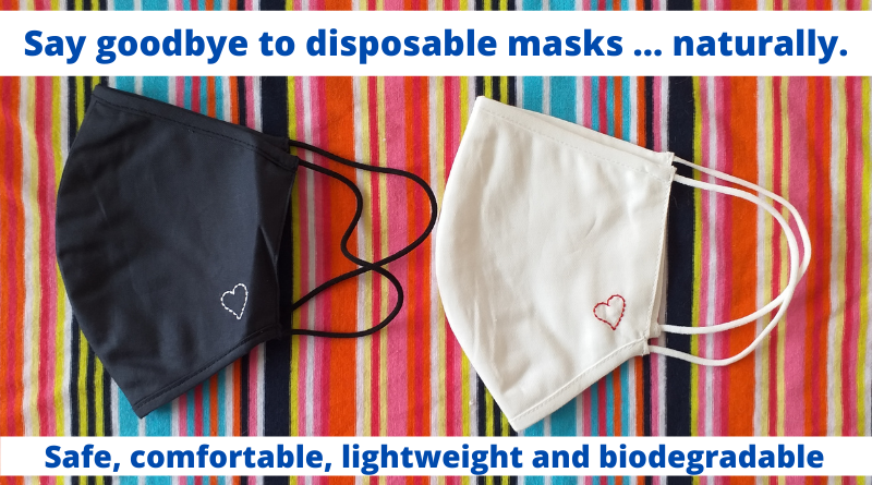 Biodegradable protective mask